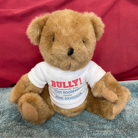 RARE ‘90s John Davidson signed collectible teddy bear, pristine condition - Picture 2 of 6